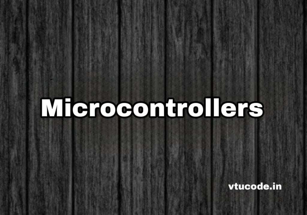 Microcontrollers BCS402