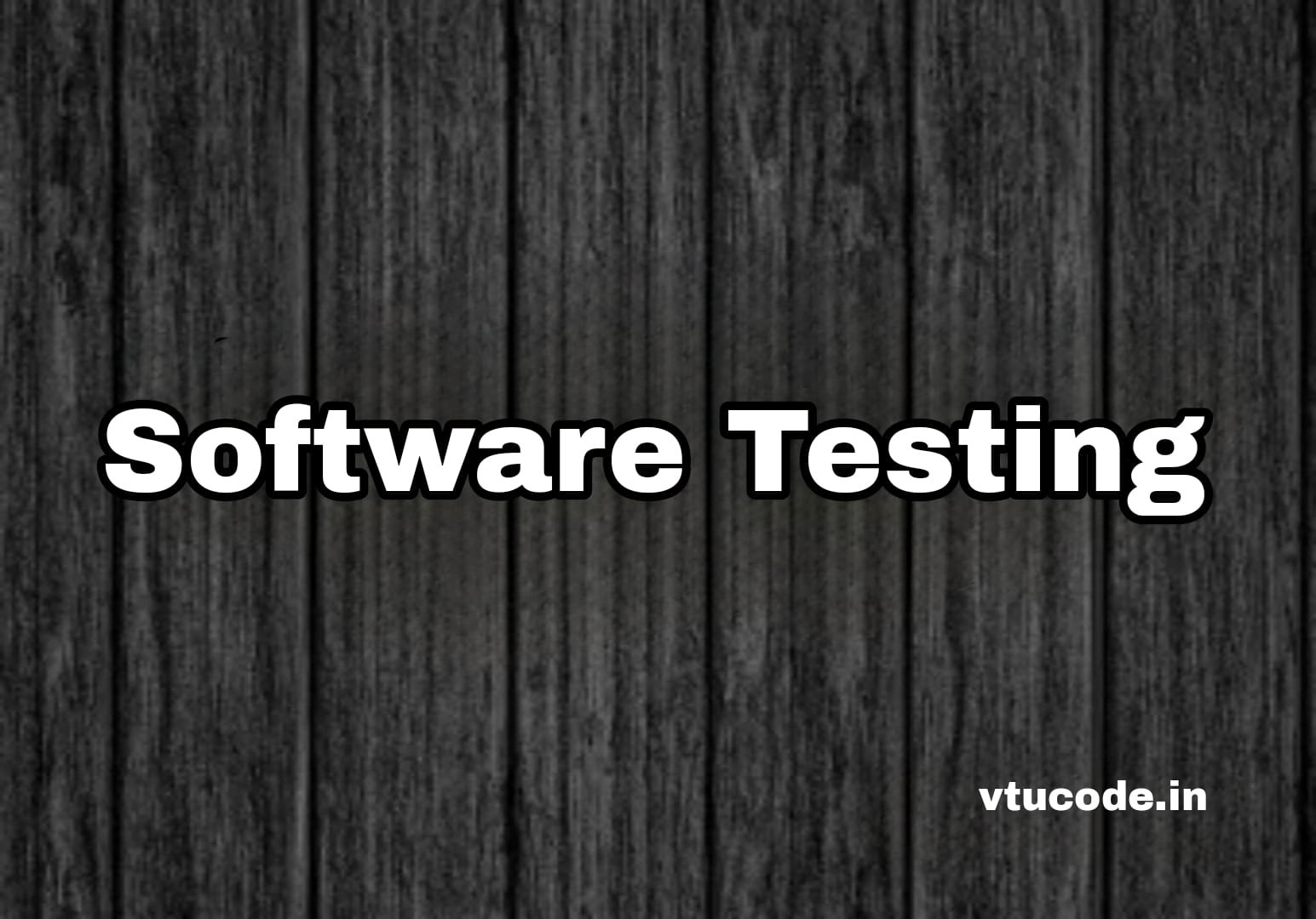 Software Testing 21IS63