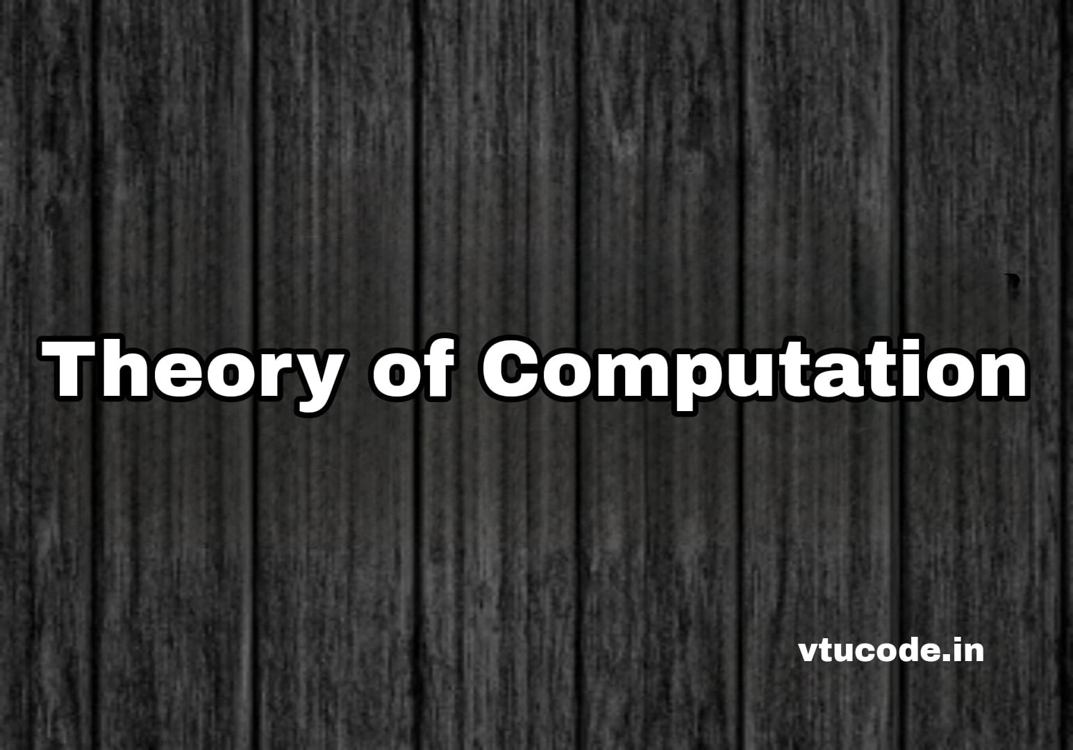 Theory of Computation BCS503