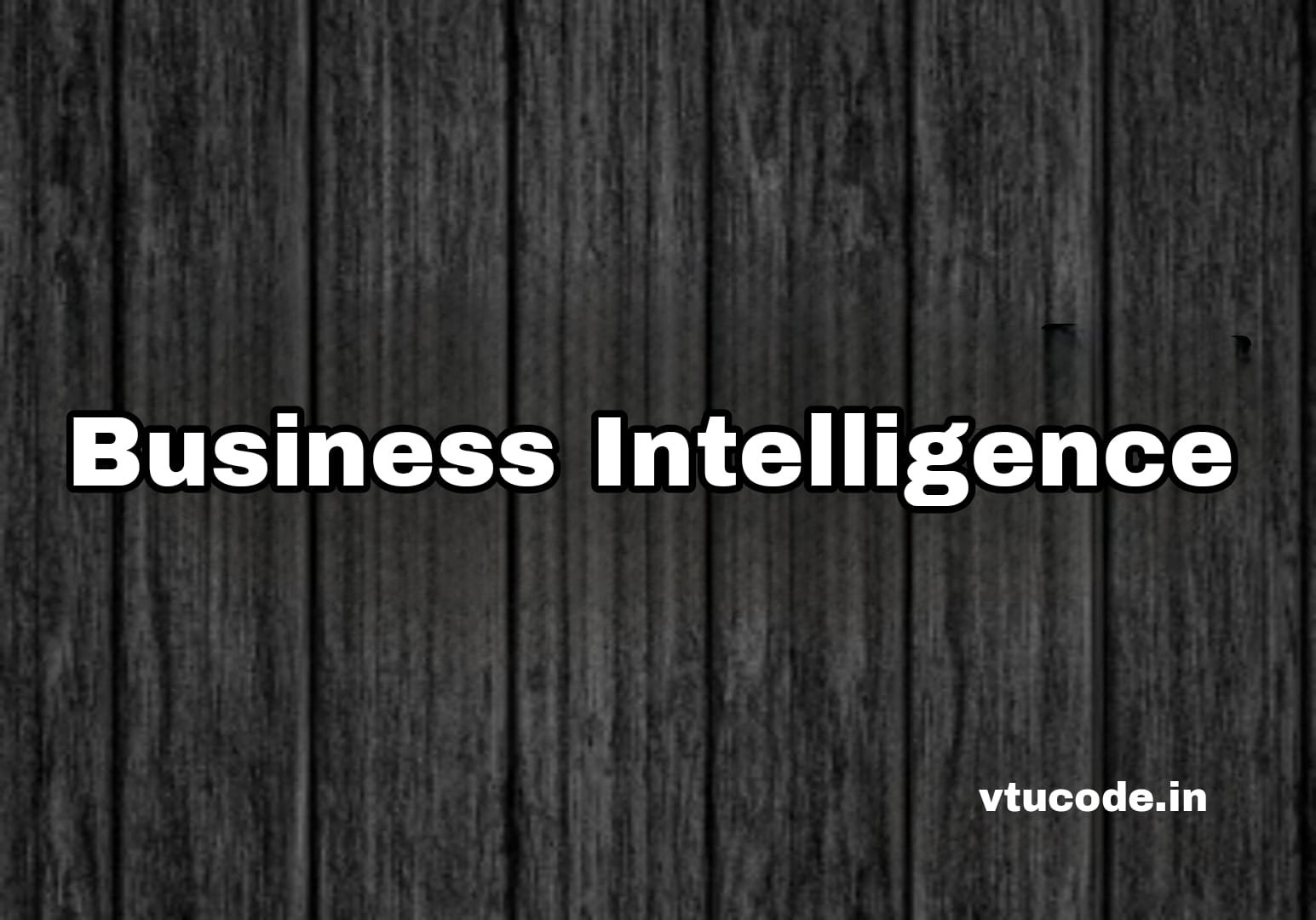 Business Intelligence 21AI641